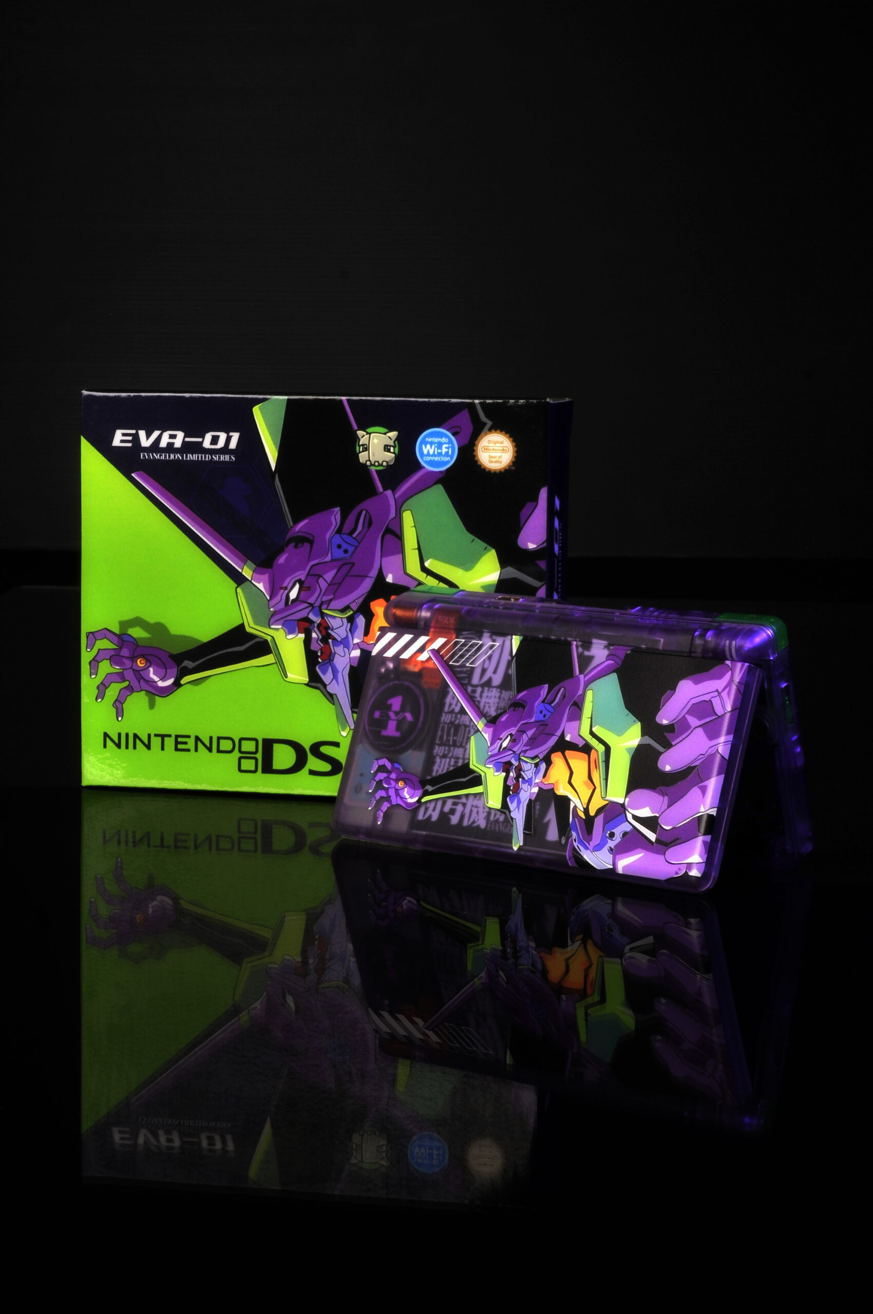 EVA-01 (Evangelion) custom Nintendo DS Lite — RetroForge Lab