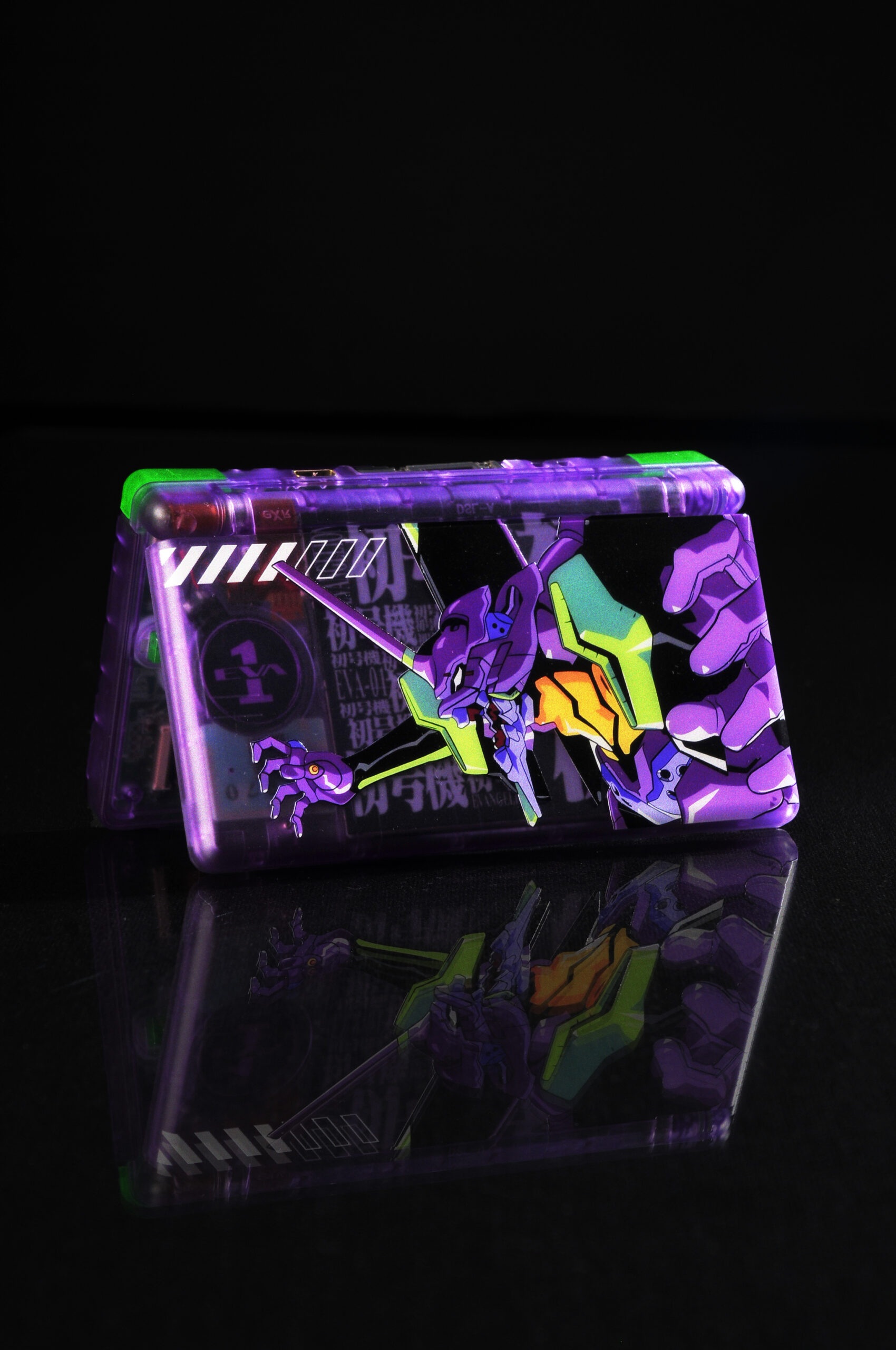 EVA-01 (Evangelion) custom Nintendo DS Lite, detail view 2