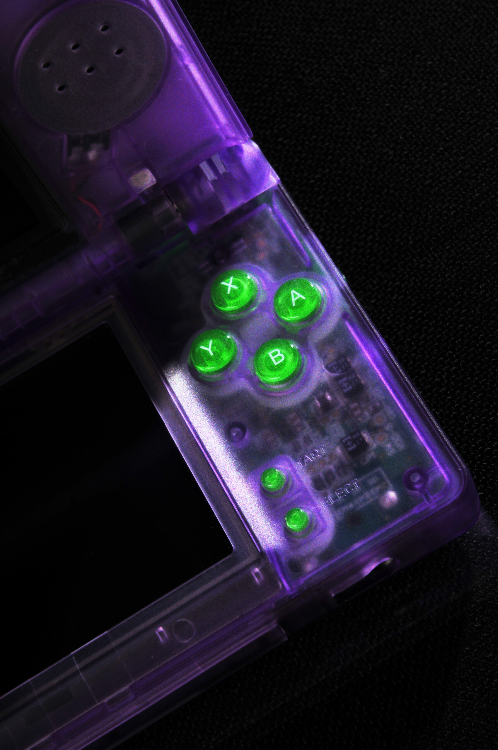 EVA-01 (Evangelion) custom Nintendo DS Lite, detail view 6