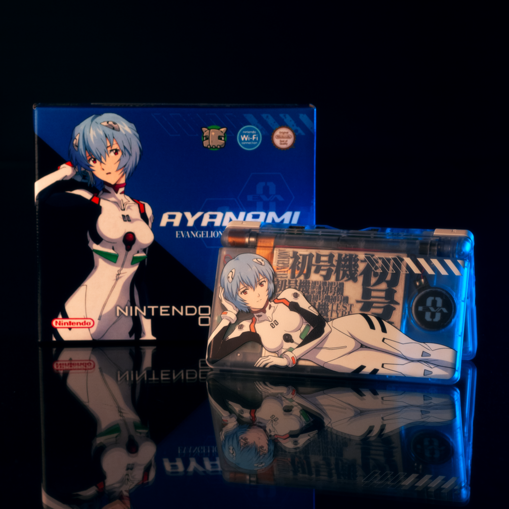 Rei Ayanami (Evangelion) custom Nintendo DS Lite — RetroForge Lab