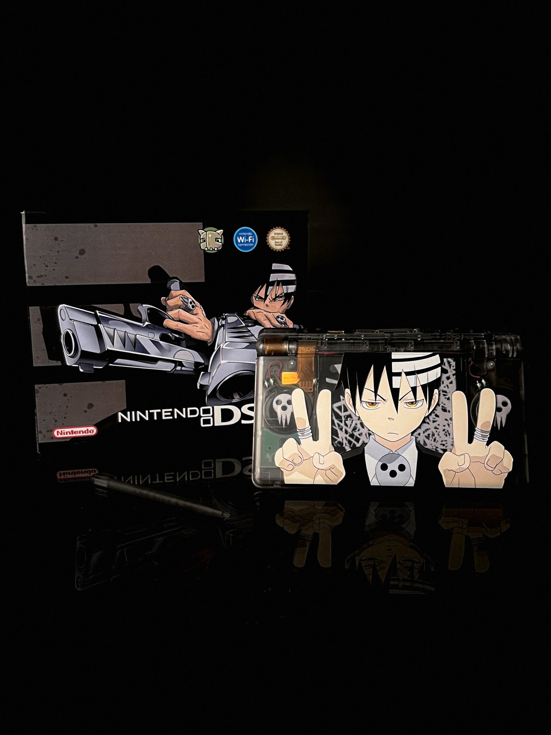 Death the Kid (Soul Eater) custom Nintendo DS Lite — RetroForge Lab