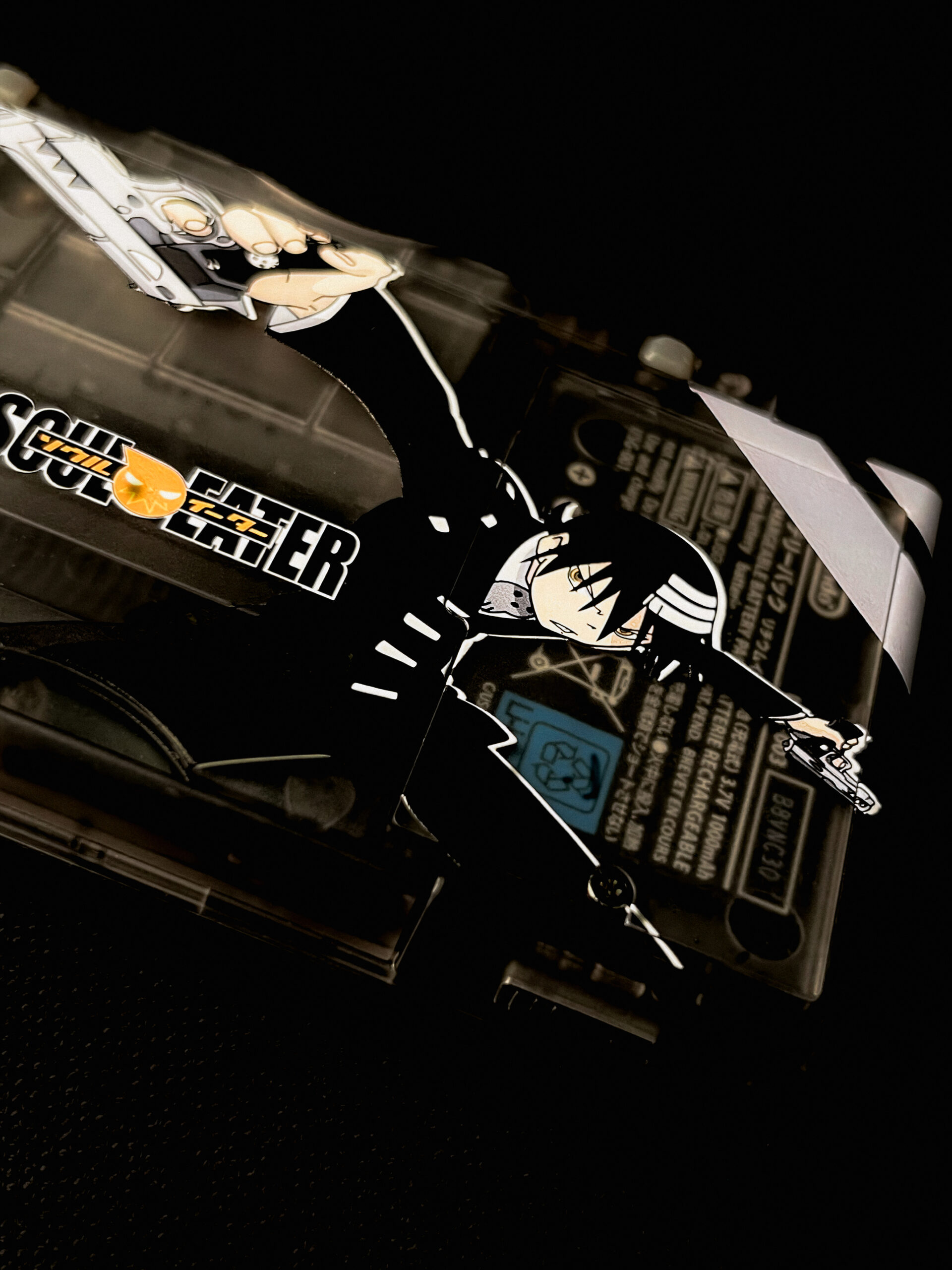 Death the Kid (Soul Eater) custom Nintendo DS Lite, detail view 5