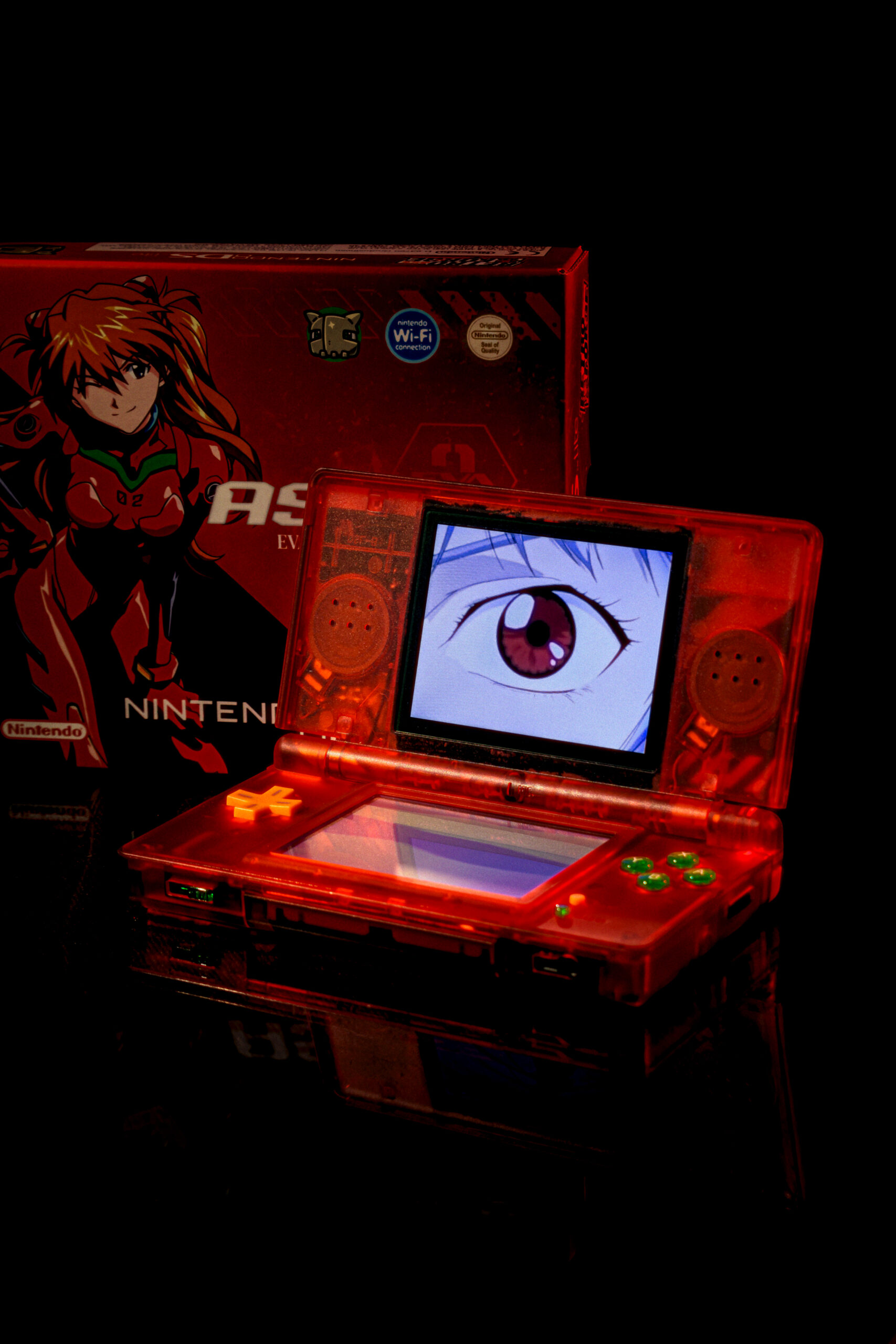 EVA-02 Asuka (Evangelion) custom Nintendo DS Lite, detail view 2
