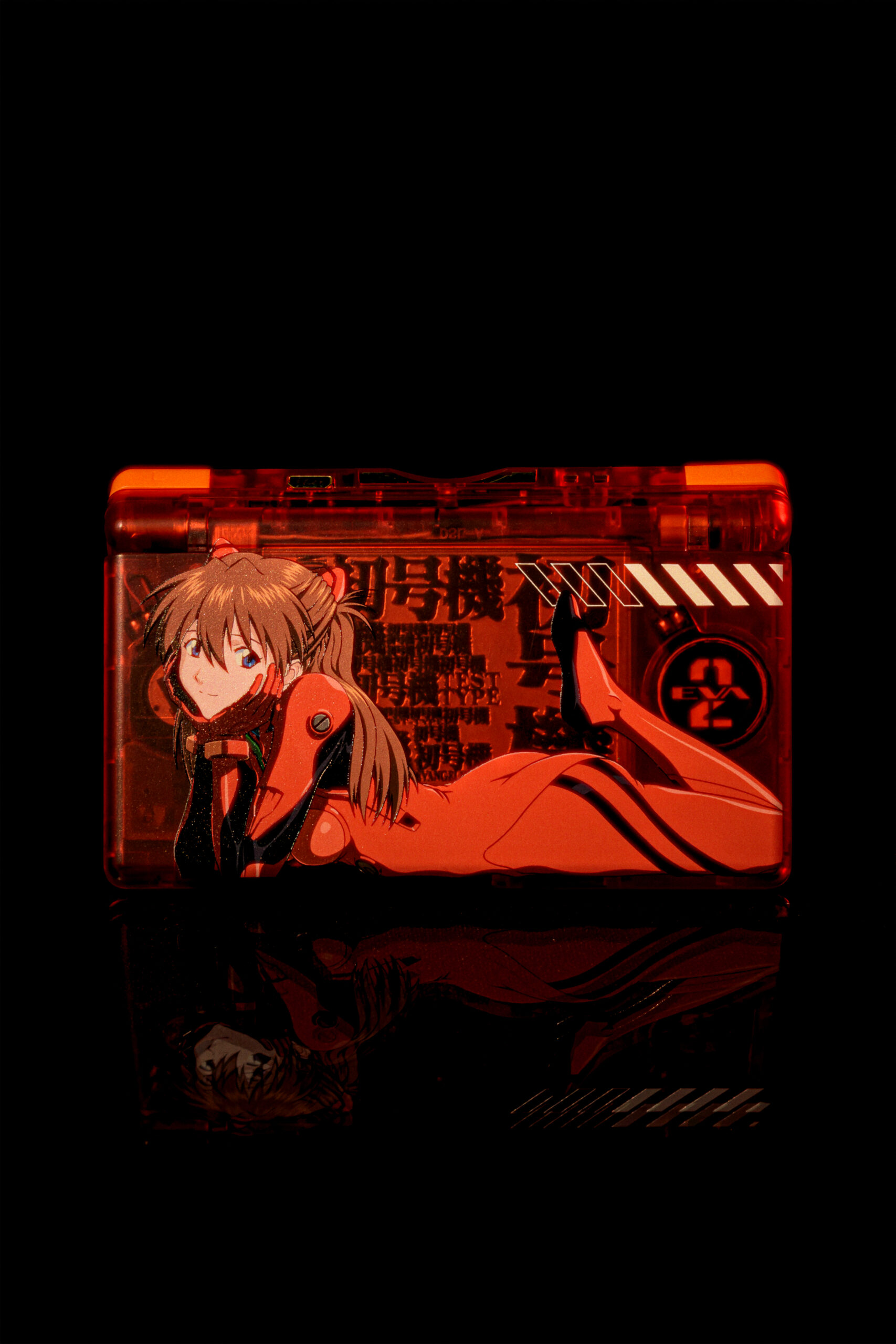 EVA-02 Asuka (Evangelion) custom Nintendo DS Lite, detail view 5