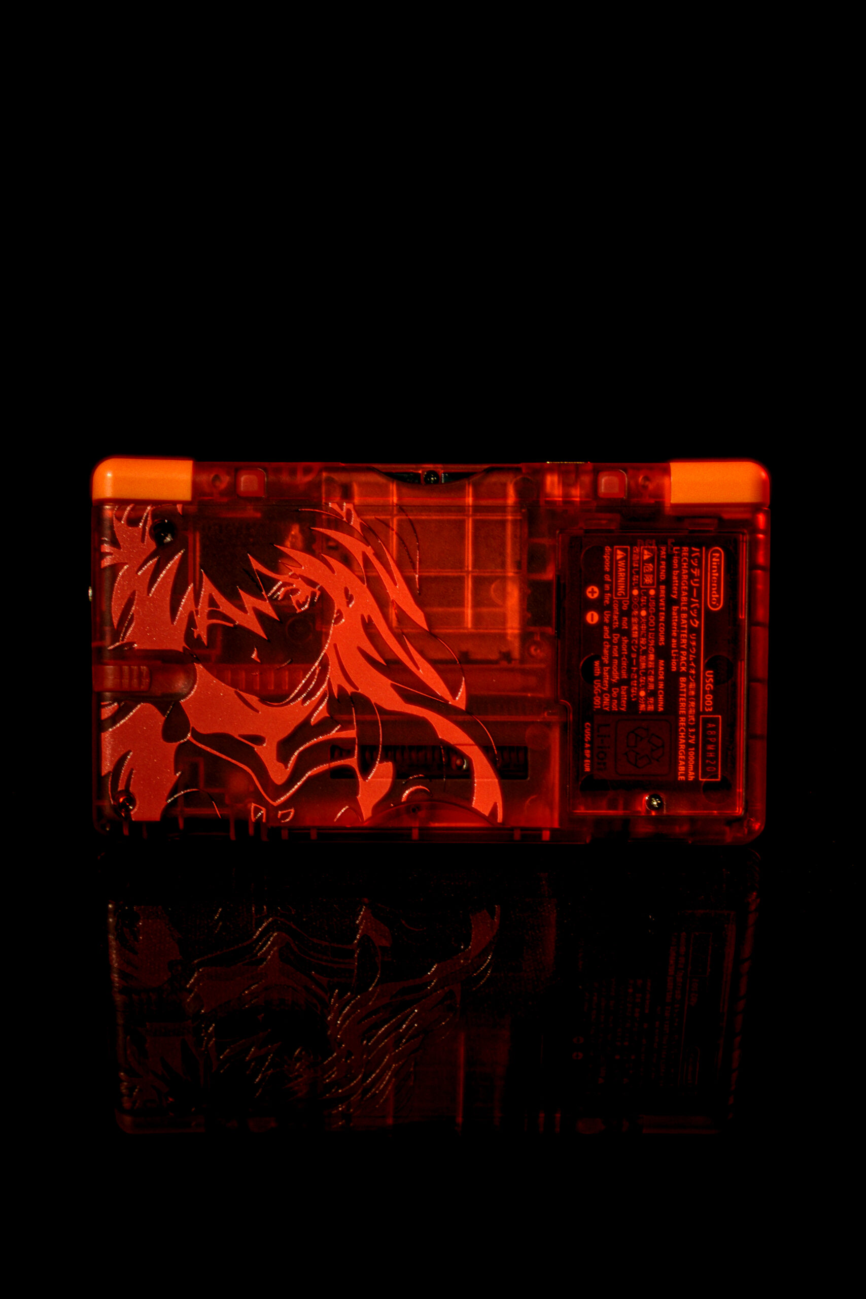 EVA-02 Asuka (Evangelion) custom Nintendo DS Lite, detail view 6