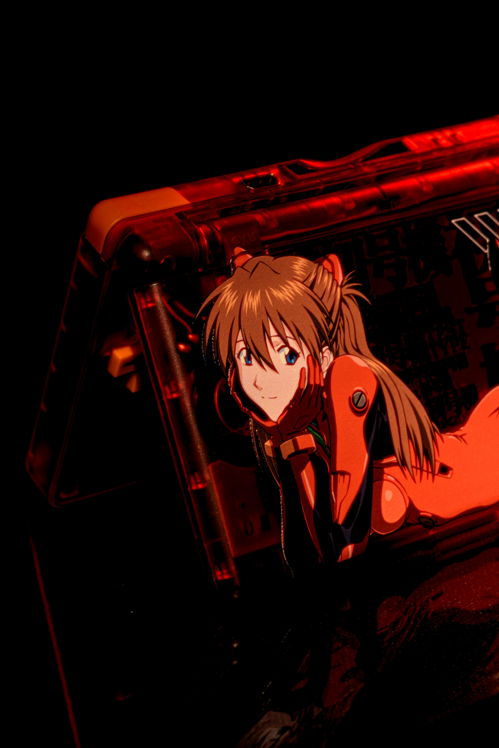 EVA-02 Asuka (Evangelion) custom Nintendo DS Lite, detail view 3